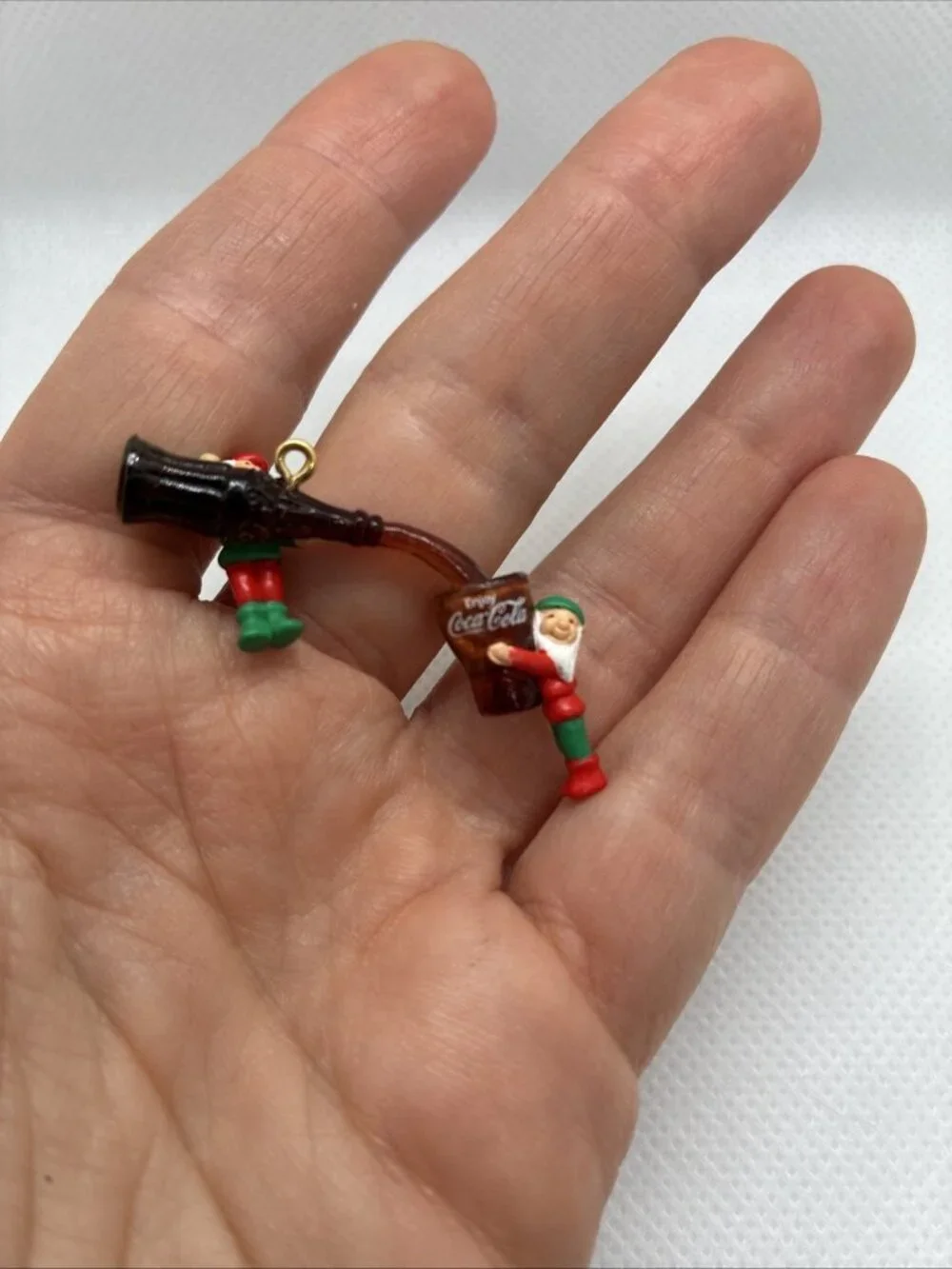 Hallmark 1993 Coca Cola Pour Some More Miniature Keepsake Ornament With Box